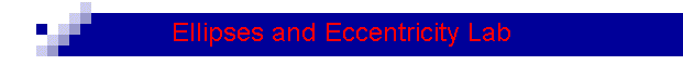 Ellipses and Eccentricity Lab